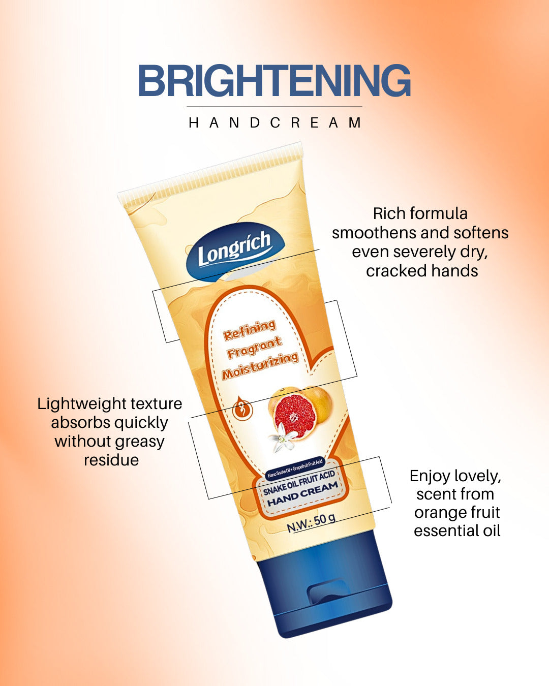 Brightening handcream