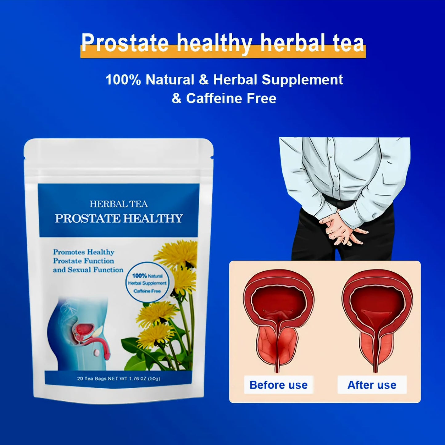 Men's prostate tea