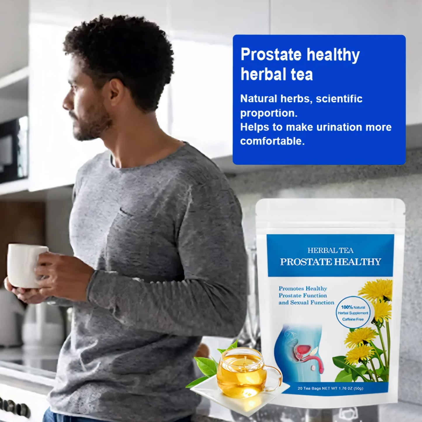 Men's prostate tea