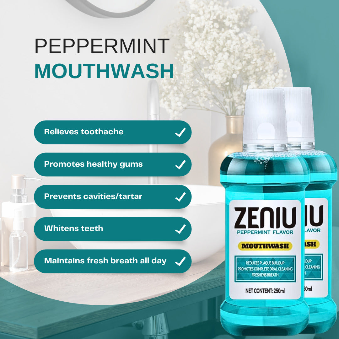 Peppermint mouthwash