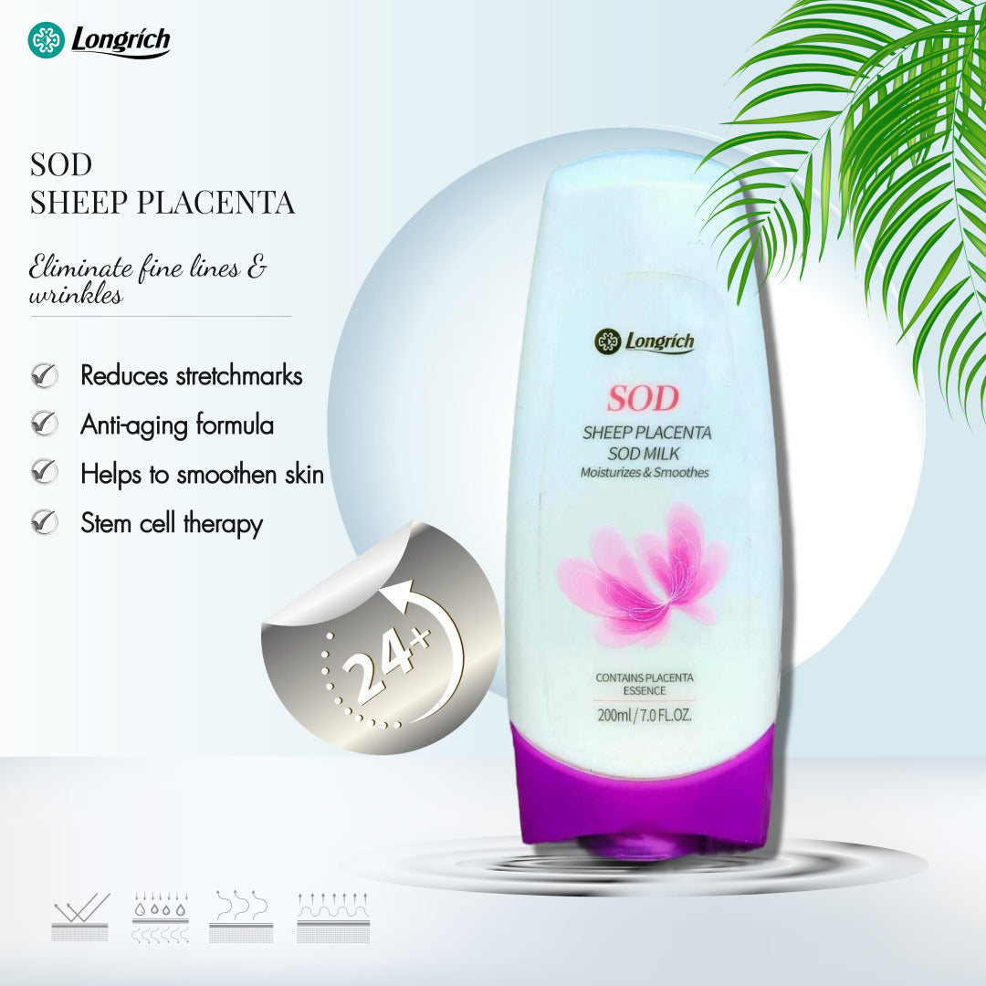 SOD Sheep placenta body lotion