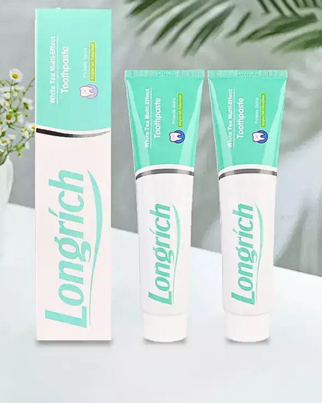 White tea toothpaste