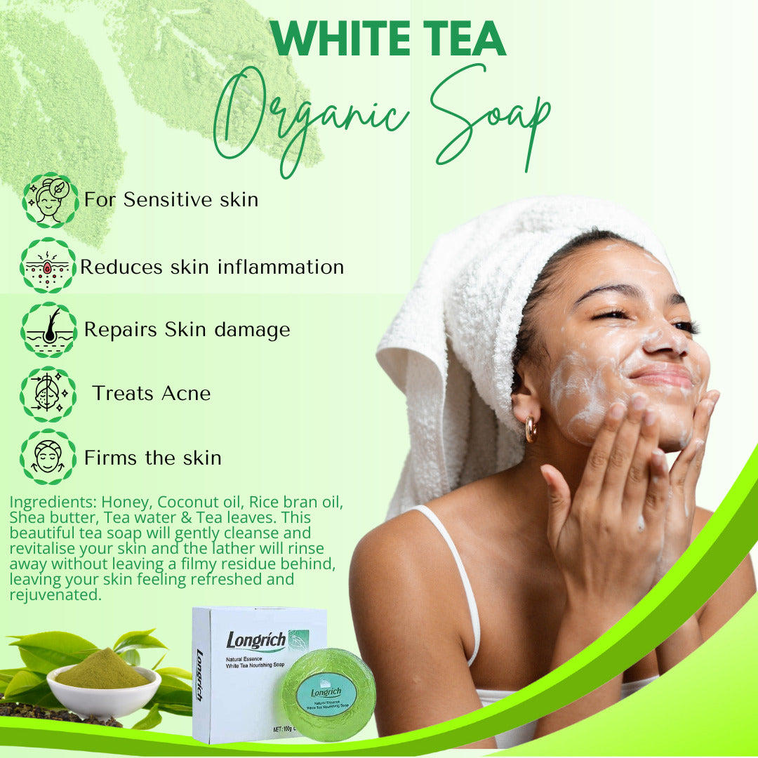 White tea soap