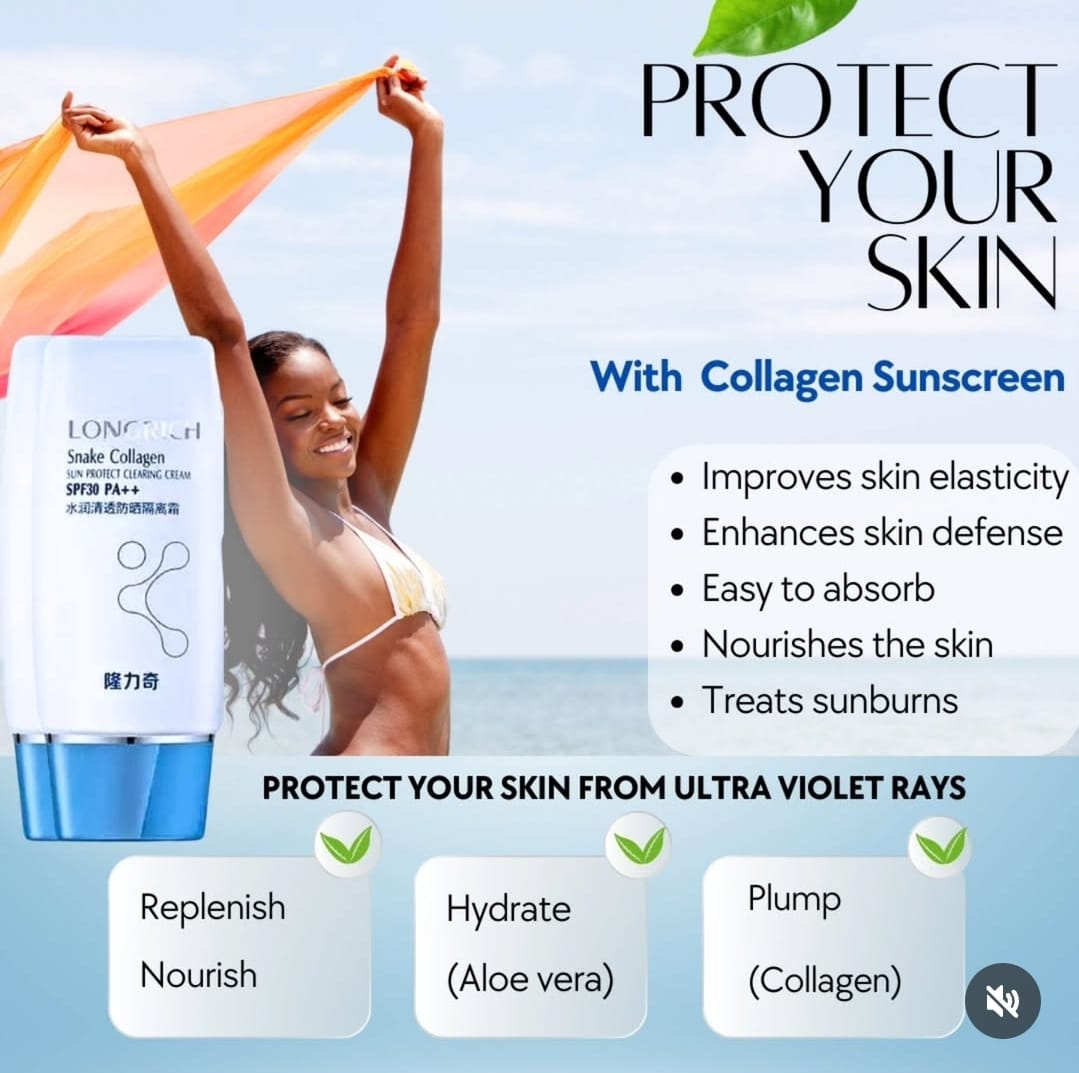 Collagen sunscreen