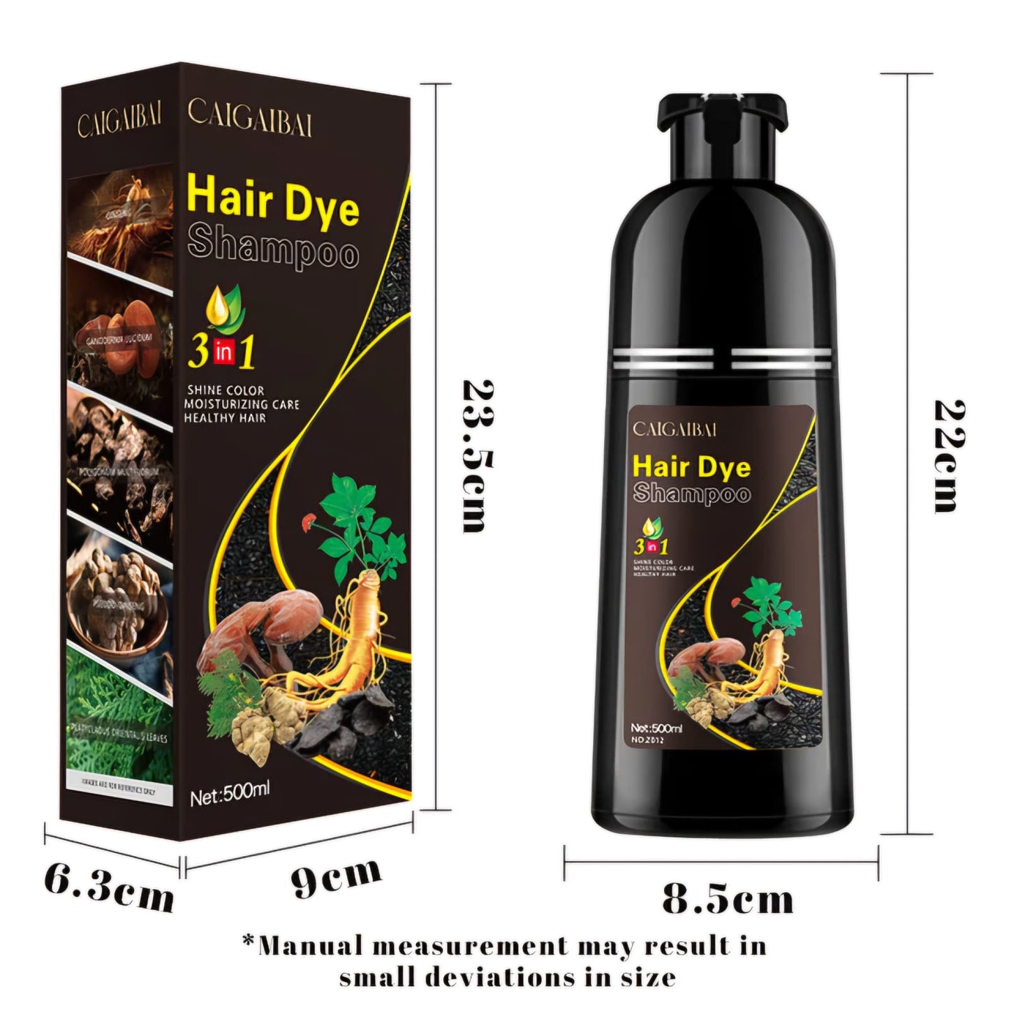 Hair dye shampoo