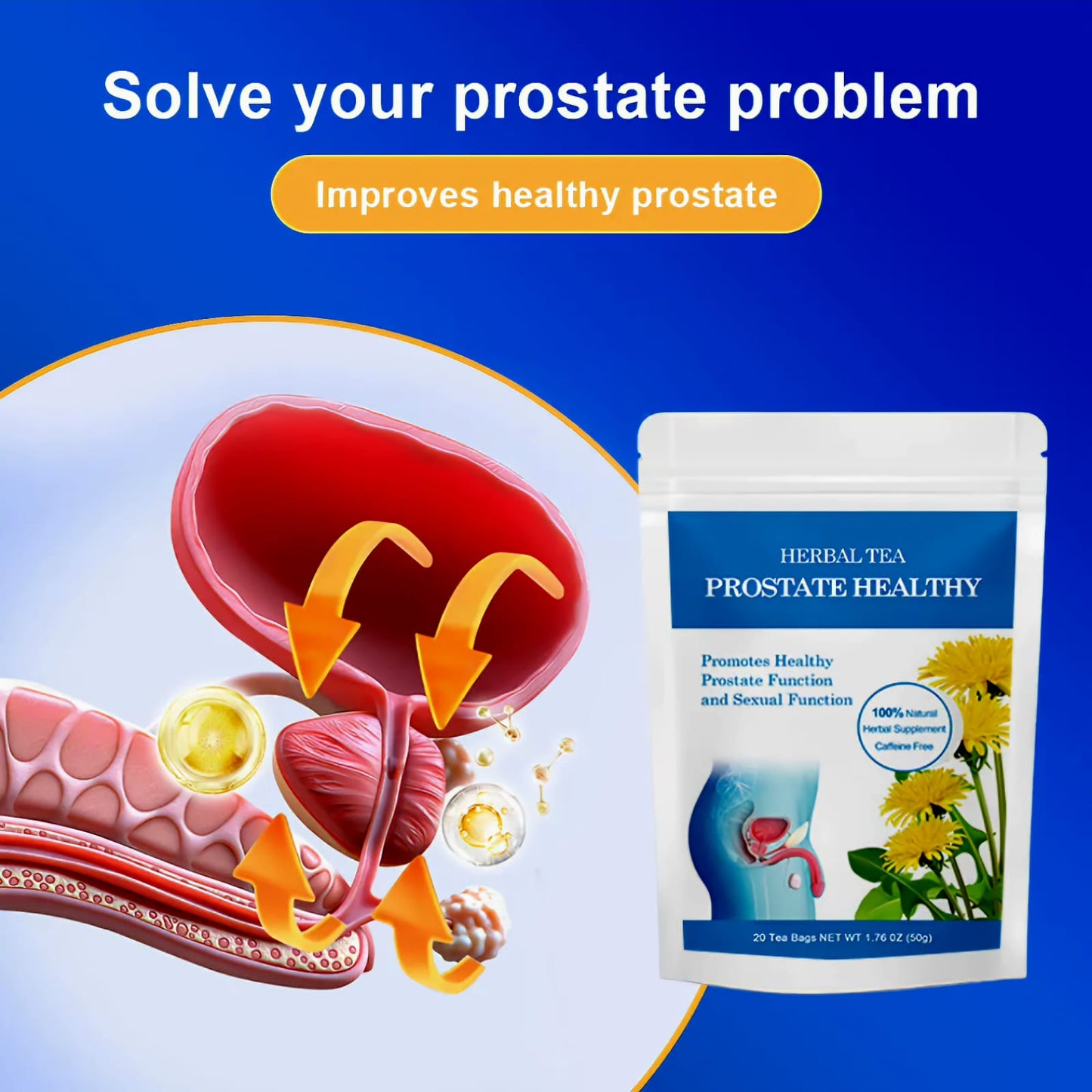 Men's prostate tea