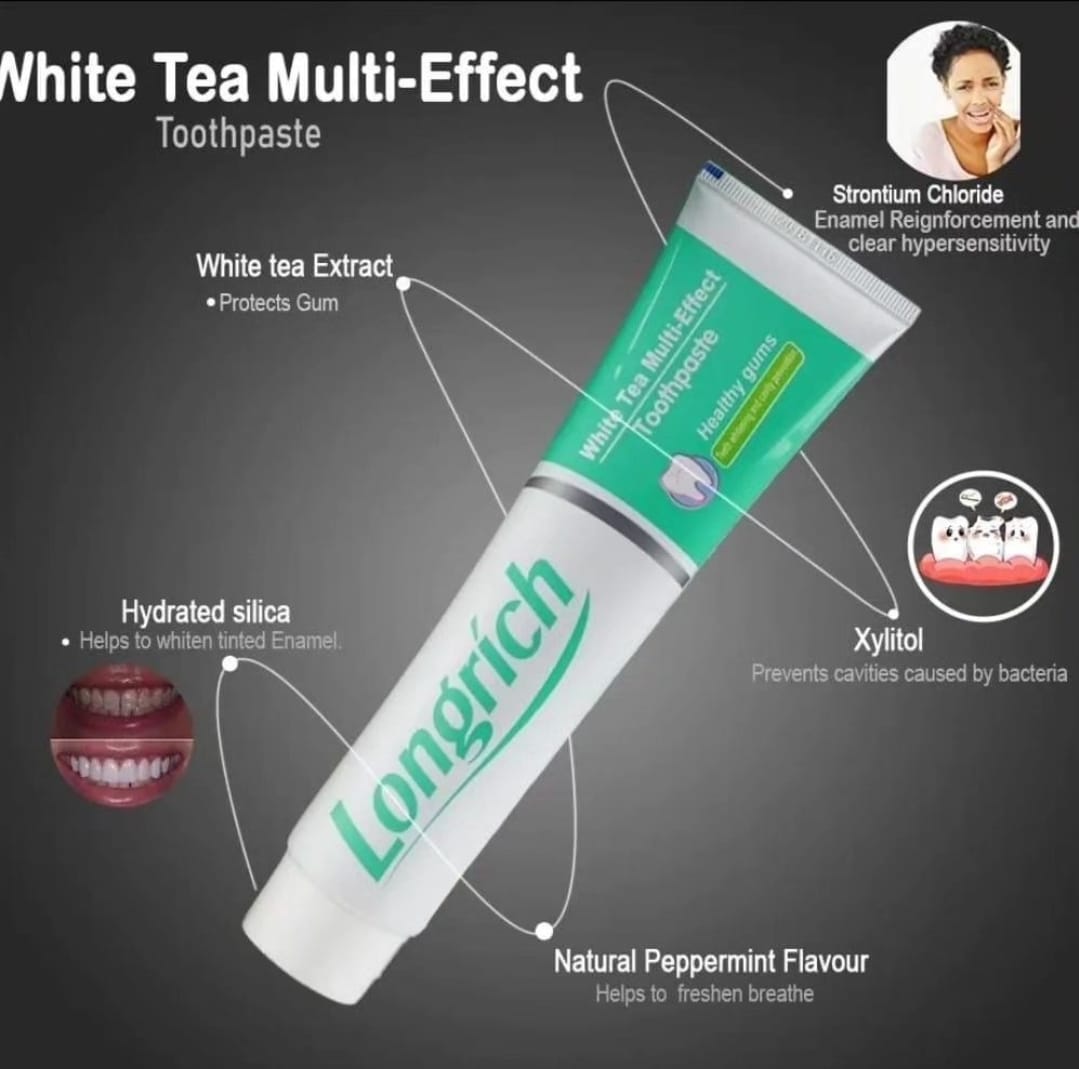 White tea toothpaste